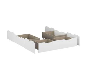 4053714843131 - Sockelschubkasten Set Aditio - weiß - 140 cm - 28 cm - cm 2030 - Sconto 4053714843131 - Sockelschubkasten Set Aditio - weiß - 140 cm - 28 cm - cm 2030 - Sconto