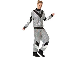 4061173276322 - tectake® Damenkostüm Retro 80er 90er Jahre Disco Jogginganzug 4061173276322 - tectake® Damenkostüm Retro 80er 90er Jahre Disco Jogginganzug