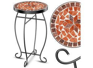 4260729116215 - KESSER® Mosaiktisch Bistrotische Blumenhocker Rund 60 x 34 cm Metall Mosaik Beistelltisch Balkontisch Gartentische Terrassentisch Balkon Steinmosaik Garten Gartentisch Indoor Outdoor 4260729116215 - KESSER® Mosaiktisch Bistrotische Blumenhocker Rund 60 x 34 cm Metall Mosaik Beistelltisch Balkontisch Gartentische Terrassentisch Balkon Steinmosaik Garten Gartentisch Indoor Outdoor