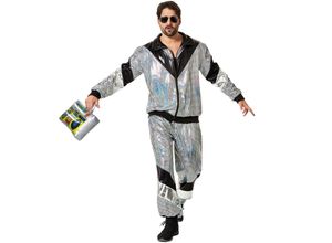 4061173276759 - tectake® Herrenkostüm Retro 80er 90er Jahre Disco Jogginganzug 4061173276759 - tectake® Herrenkostüm Retro 80er 90er Jahre Disco Jogginganzug
