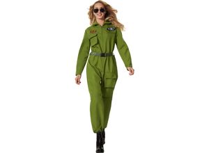 4061173274748 - tectake® Damenkostüm Jet Fighter Pilot