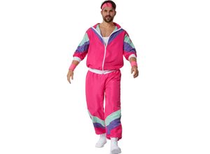 4061173276599 - tectake® Herrenkostüm Retro 80er 90er Jahre Jogginganzug