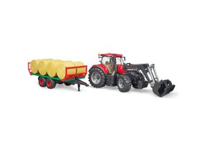 4001702031985 - bruder Modellfahrzeug Case IH Optum 300CVX mit Frontlader und Ballentransportanhänger 4001702031985 - bruder Modellfahrzeug Case IH Optum 300CVX mit Frontlader und Ballentransportanhänger