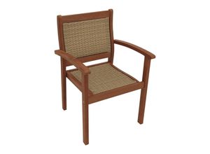 4050747257133 - Stapelsessel VARADERO Eukalyptus geölt + Polyrattan natur FSC®-zertifiziert