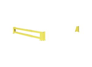 3234640036731 - Rammschutz Querstange teleskopisch Stahl gelb verstellbar von 900 - 1350 mm 3234640036731 - Rammschutz Querstange teleskopisch Stahl gelb verstellbar von 900 - 1350 mm