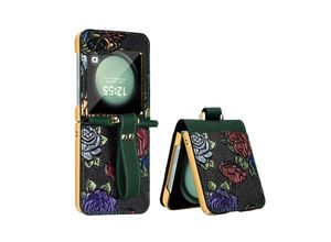 4255785155285 - Für Samsung Galaxy Z Flip6 Full Cover Hülle Handschlaufe + Schutz Glas 4255785155285 - Für Samsung Galaxy Z Flip6 Full Cover Hülle Handschlaufe + Schutz Glas