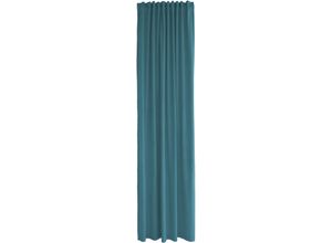 4043343549955 - Vorhang Velia Gardinen Gr 245 cm verdeckte Schlaufen 140 cm blau (petrol) Verdeckte Schlaufen