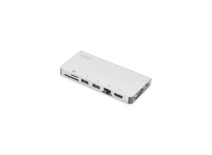 4016032450443 - DA-70866 Datenverteiler Umschalter USB Type-C Multiport Travel Dock 8-Port DA-70866 4016032450443
