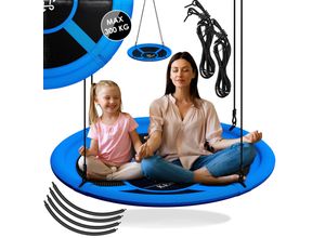 4260751942028 - KESSER® Nestschaukel Tellerschaukel Hängeschaukel Rundschaukel Schaukel verstellbar Garten-Schaukel Kinderschaukel Indoor - Outdoor-Schaukel für Kinder & Erwachsene 4260751942028 - KESSER® Nestschaukel Tellerschaukel Hängeschaukel Rundschaukel Schaukel verstellbar Garten-Schaukel Kinderschaukel Indoor - Outdoor-Schaukel für Kinder & Erwachsene