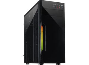 4260455644860 - Inter-Tech B42 RGB Midi Tower Gaming Gehäuse Schwarz 3x USB