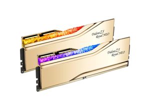 4713294236845 - Trident Z5 Royal Neo RGB DDR5-6400 - 32GB - CL30 - Dual Channel (2 pcs) - AMD EXPO - Gold mit RGB