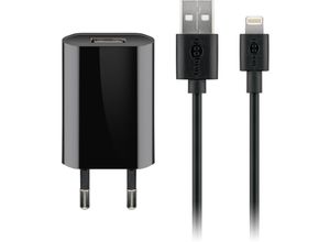 4040849449949 - GOOBAY 44994 - USB-Ladegerät 5 V 1 A Lightning schwarz 4040849449949 - GOOBAY 44994 - USB-Ladegerät 5 V 1 A Lightning schwarz