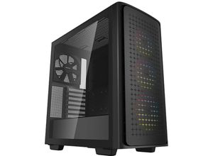 6933412714842 - DeepCool CK560 Midi-Tower Gehäuse Gaming-Gehäuse Schwarz 4 Vorinstallierte LED Lüfter 6933412714842 - DeepCool CK560 Midi-Tower Gehäuse Gaming-Gehäuse Schwarz 4 Vorinstallierte LED Lüfter