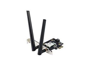 4711081764830 - 0 ASUS PCE-AXE5400 WiFi 6E PCI-E Adapter (zwei externe Antennen 6Hz Band 160MHz Bluetooth 52 WPA3 OFDMA MU-MIMO) 4711081764830 - 0 ASUS PCE-AXE5400 WiFi 6E PCI-E Adapter (zwei externe Antennen 6Hz Band 160MHz Bluetooth 52 WPA3 OFDMA MU-MIMO)