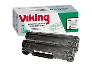 8717868199037 - Viking 85A Kompatibel HP Tonerkartusche CE285AD Schwarz Duopack 2 Stück