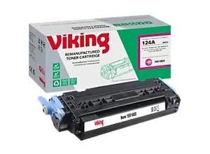 8717868015443 - Viking 124A Kompatibel HP Tonerkartusche Q6003A Magenta