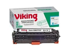 8717868151103 - Viking 718 Kompatibel Canon Tonerkartusche Cyan