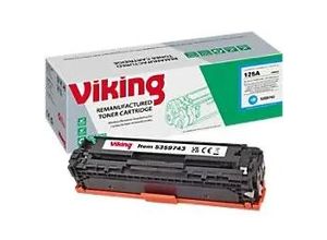 8717868081738 - Viking 125A Kompatibel HP Tonerkartusche CB541A Cyan