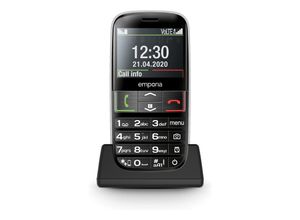 9005613158033 - ACTIVE Senioren-Handy IP54 mit Ladestation SOS Taste Schwarz