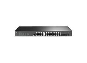 4897098687734 - JetStream TL-SG3428X-UPS V1 - Switch - managed - 24 x 10 100 1000 + 4 x 10 Gigabit SFP+ - an Rack montierbar