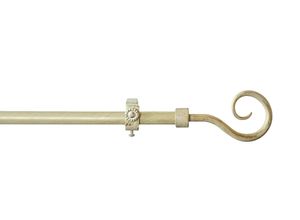 9002777300452 - Gardinenstange GARESA Clara Gardinenstangen Gr L 300 cm Ø 16 mm 1 St 1 läufig goldfarben (weiß goldfarben) Gardinenstangen nach Maß Vorhanggarnitur mit Ringe und Haken verlängerbar edelstahl optik 9002777300452 - Gardinenstange GARESA Clara Gardinenstangen Gr L 300 cm Ø 16 mm 1 St 1 läufig goldfarben (weiß goldfarben) Gardinenstangen nach Maß Vorhanggarnitur mit Ringe und Haken verlängerbar edelstahl optik