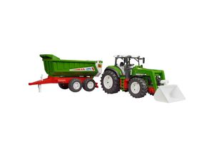 4001702034528 - bruder ROADMAX Traktor mit Frontlader und Kippanhänger Fertigmodell Landwirtschafts Modell 4001702034528 - bruder ROADMAX Traktor mit Frontlader und Kippanhänger Fertigmodell Landwirtschafts Modell