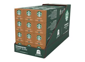 7613037046540 - Nespresso Starbucks House Blend Kapseln 10 Stück 57 g 12er Pack