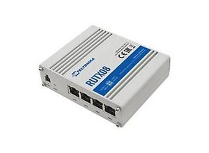 4779027312477 - RUTX08 Industrial Ethernet Router 4 x Gigabit Ethernet ports with up to 128 port tag-based VLANs supported - Router 4779027312477 - RUTX08 Industrial Ethernet Router 4 x Gigabit Ethernet ports with up to 128 port tag-based VLANs supported - Router