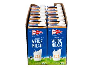 4016241170347 - Hansano haltbare Weidemilch 15% 1 Liter 12er Pack 4016241170347 - Hansano haltbare Weidemilch 15% 1 Liter 12er Pack