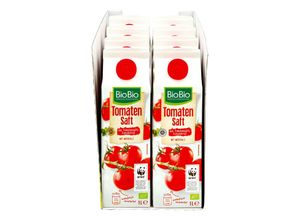 4316268611305 - BioBio Tomatensaft 1 Liter 8er Pack 4316268611305 - BioBio Tomatensaft 1 Liter 8er Pack