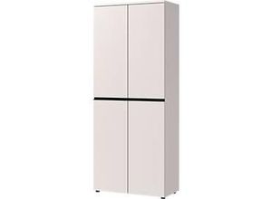 4005949404243 - Aktenschrank Aalborg 2 Türen 4 Fachböden Möbelgleiter Spanplatte melaminharzbeschichtet B 810 x T 400 x H 1970 mm kaschmir