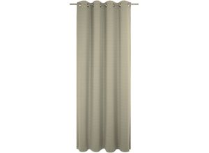 4004567438432 - Vorhang WIRTH Torbole grün (lindgrün) Gardinen 235cm Ösen 132cm Baumwolle Polyester nach Maß B132cm H235cm