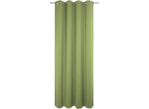 4004567414801 - Vorhang WIRTH Dim out grün Gardinen 365cm Ösen 142cm Polyester nach Maß B142cm H365cm 4004567414801 - Vorhang WIRTH Dim out grün Gardinen 365cm Ösen 142cm Polyester nach Maß B142cm H365cm
