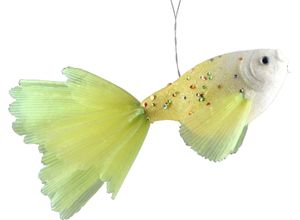 4056422132214 - Dekofigur AM DESIGN Styropor-Fisch gelb B15cm H0cm T0cm Styropor Dekofiguren handgefertigte Osterdekoration