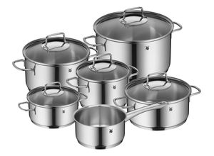 4000530673350 - Topf-Set Astoria Töpfe silberfarben (edelstahlfarben) 11-teilig hochglanzpoliert mit Schüttrand TransTherm-Allherdboden 4000530673350 - Topf-Set Astoria Töpfe silberfarben (edelstahlfarben) 11-teilig hochglanzpoliert mit Schüttrand TransTherm-Allherdboden