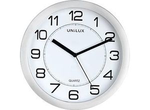 3595560023318 - UNILUX ATTRACTION Wanduhr Quarzuhrwerk 22 cm Magnetbefestigung metallgrau Batterie inklusive