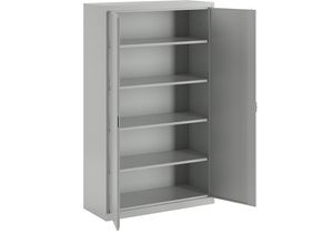 4061753275417 - eurokraft pro Flügeltürenschrank 4 Fachböden Breite 1200 mm lichtgrau 4061753275417 - eurokraft pro Flügeltürenschrank 4 Fachböden Breite 1200 mm lichtgrau