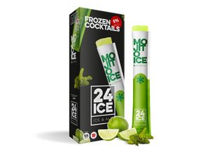 8718868983008 - 24ICE Mojito Cocktail Wassereis 50 % vol 5 x 65 ml - Inhalt 3 Flaschen 8718868983008 - 24ICE Mojito Cocktail Wassereis 50 % vol 5 x 65 ml - Inhalt 3 Flaschen