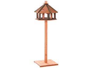 4251774976275 - Vogelhaus hölzerner Vogelvilla Futterhaus Vogelständer Vogel-Tischvogelhaus Spielstand mit wa