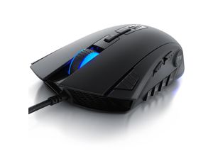 4061474005904 - Gaming-Maus kabelgebunden Gaming Mouse mit 24000 dpi & Gewichtstuning 12 Tasten Avago Sensor 4061474005904 - Gaming-Maus kabelgebunden Gaming Mouse mit 24000 dpi & Gewichtstuning 12 Tasten Avago Sensor