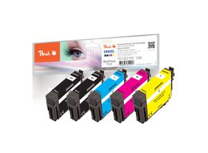 7640366812157 - E604 XL 5 Druckerpatronen XL (2*bk c m y) ersetzt Epson No 604XL für zB Epson Expression Home XP -2200 Epson Expression Home XP -2205 (wiederaufbereitet) 7640366812157 - E604 XL 5 Druckerpatronen XL (2*bk c m y) ersetzt Epson No 604XL für zB Epson Expression Home XP -2200 Epson Expression Home XP -2205 (wiederaufbereitet)