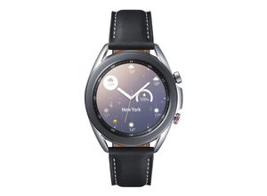 8806090539916 - SAMSUNG Galaxy Watch Watch3 Smartwatch SM-R850NZSAEUB Silber Gehäusefarbe 41 x 425 x 113 mm Gehäusegröße Schwarz Armbandfarbe