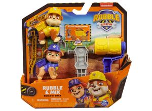 0778988460146 - PAW PATROL Spielfigur Rubble & Crew - Actionfiguren-Set mit 2 Hundefiguren 0778988460146 - PAW PATROL Spielfigur Rubble & Crew - Actionfiguren-Set mit 2 Hundefiguren