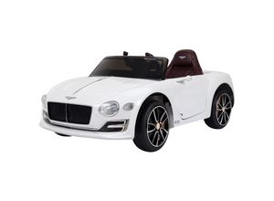 4250871255603 - Kinderauto Bentley gt lizenzierte Kinderfahrzeug Elektroauto mit Fernbedienung 2 x 390 Motoren Kinder Weiß 108 x 60 x 43 cm - Weiß - Homcom 4250871255603 - Kinderauto Bentley gt lizenzierte Kinderfahrzeug Elektroauto mit Fernbedienung 2 x 390 Motoren Kinder Weiß 108 x 60 x 43 cm - Weiß - Homcom