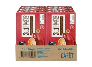 4316268595469 - Cafet Kaffeesticks 3in1 180 g 6er Pack 4316268595469 - Cafet Kaffeesticks 3in1 180 g 6er Pack