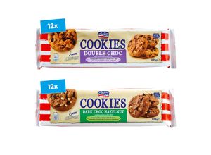 4316268630085 - American Style Chocolate Cookies 225 g verschiedene Sorten 24er Pack 4316268630085 - American Style Chocolate Cookies 225 g verschiedene Sorten 24er Pack