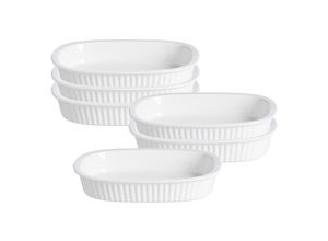 4006344422122 - Auflaufformen Bianco 22 x 16 cm 6er Set