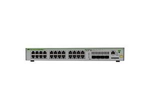 0767035211374 - CentreCOM AT-GS970M 28PS - Switch - L3 - managed - 24 x 10 100 1000 (PoE+) + 4 x SFP (mini-GBIC) (Uplink) - Desktop 0767035211374 - CentreCOM AT-GS970M 28PS - Switch - L3 - managed - 24 x 10 100 1000 (PoE+) + 4 x SFP (mini-GBIC) (Uplink) - Desktop