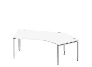 4250510844250 - Genius Winkelschreibtisch MODENA FLEX 135° Ansatz rechts B 2165 mm  weiß