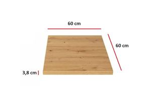 4260304596449 - Küchen Arbeitsplatte 60 cm 38 mm Küchenzeile Küchenblock Eiche Artisan Eko Stilo